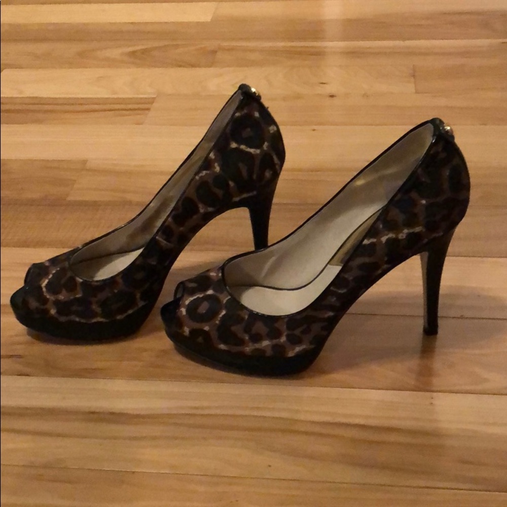MICHAEL Michael Kors calf hair platform heels